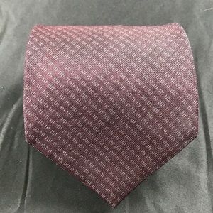 🔴 Donna Karan signature Silk Tie maroon